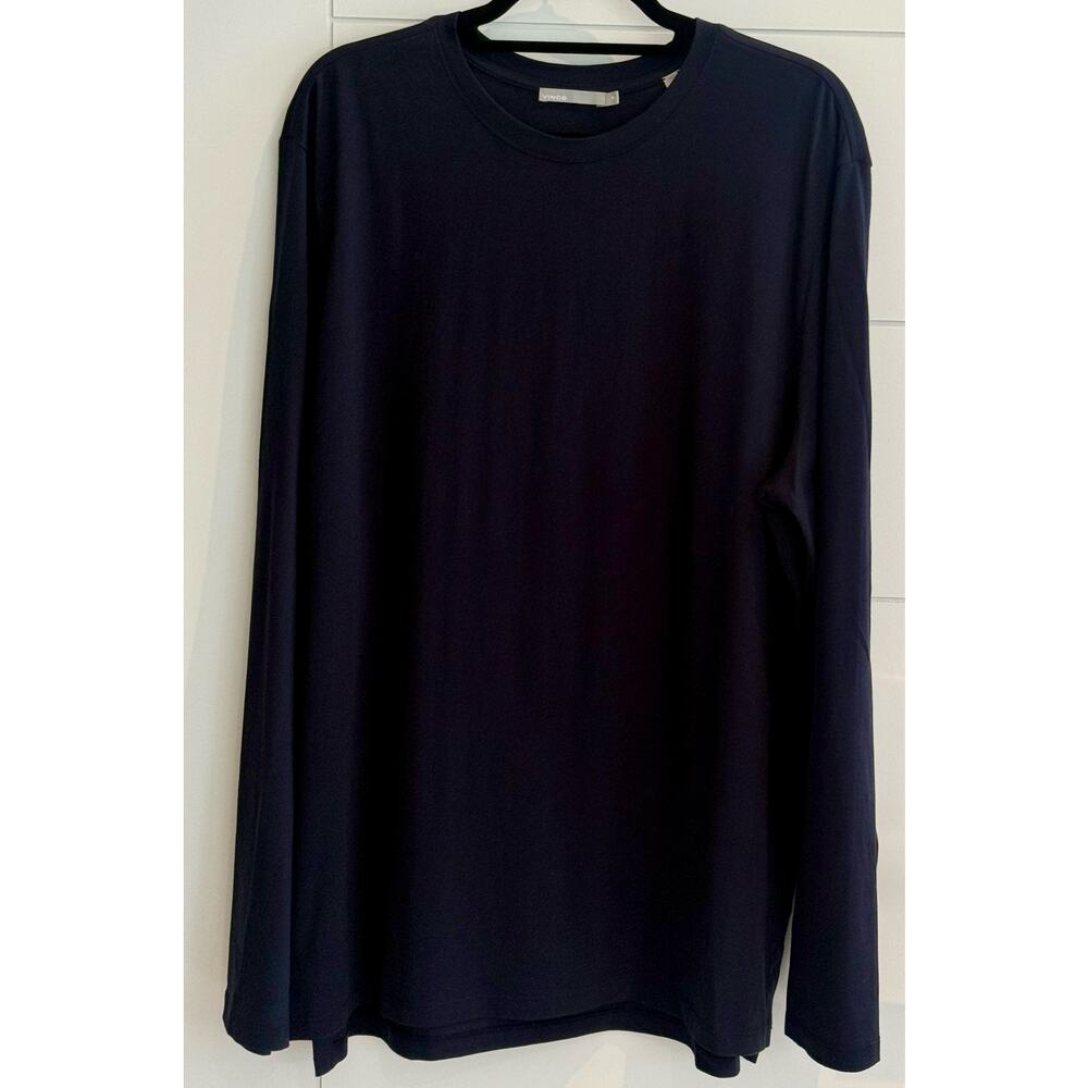 Vince Long Sleeve Tee Size XL Navy